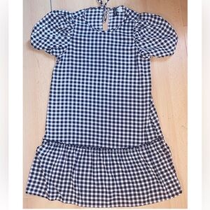 H&M Drop-Waist Gingham Dress
